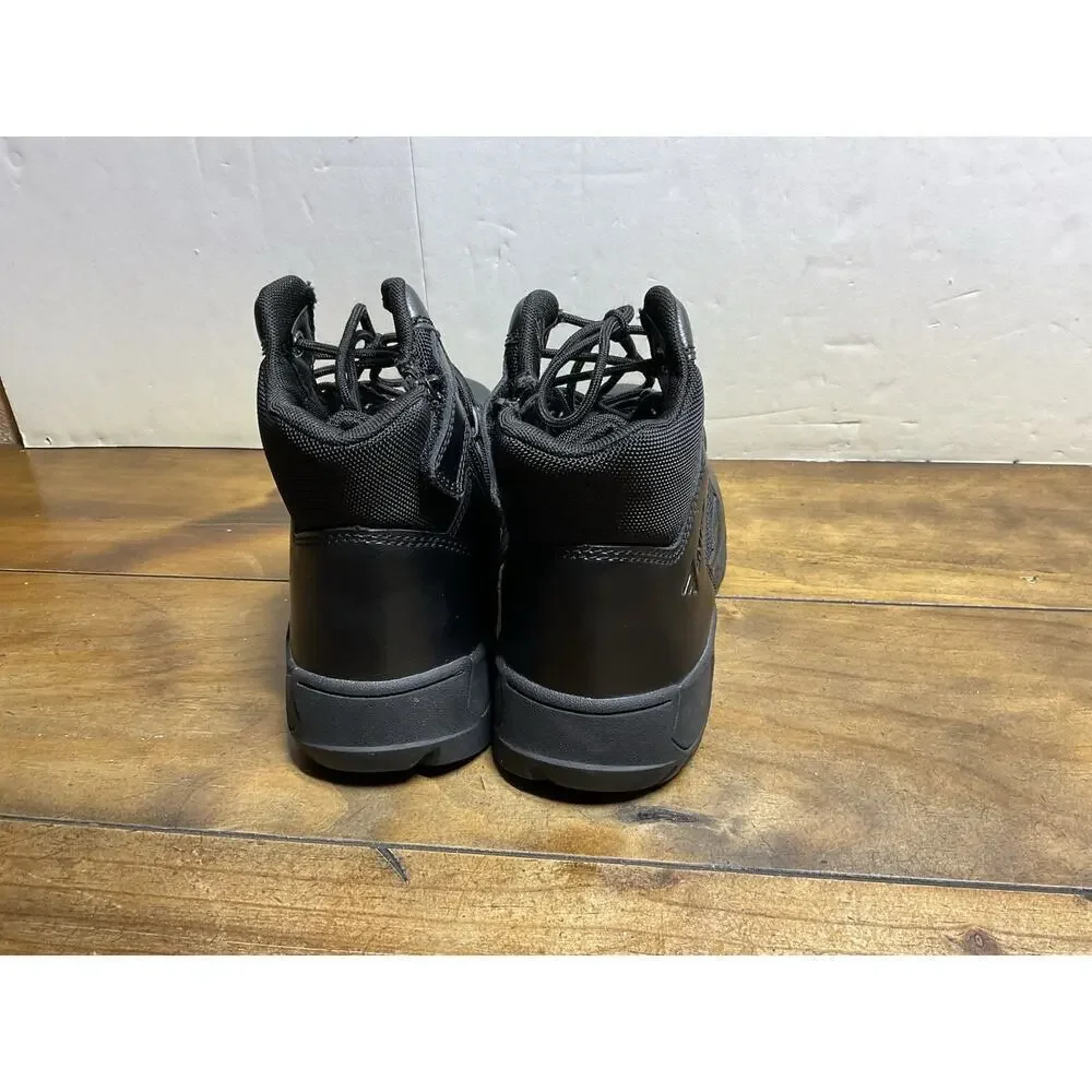 Bates Tactical Boots Mens Size 7.5 Extra Wide Black Side Zip Safety Toe E03164